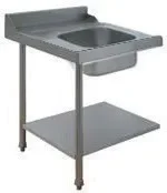 Table bac pour machines à capot panier 500 x 500 ou 600 x 500 Petit Prix