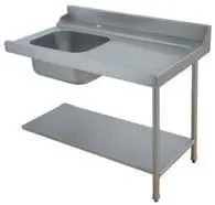 Table pour machines à capot panier 500 x 500 ou 600 x 500 avec bac Affaire À Saisir