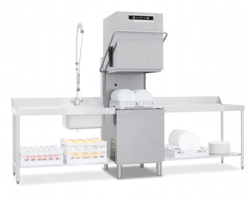 Lave-vaisselle à capot - 22 litres - panier 500 x 500 mm Pas Cher