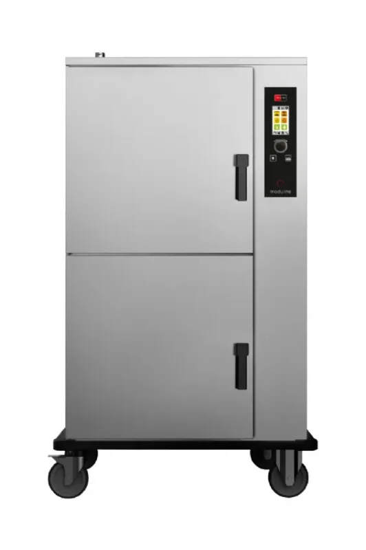 Certifié Chariot de remise en température et maintient au chaud - 16 / 32 niveaux - gn 1/1 ou gn 2/1 electromécanique avec humidificateur