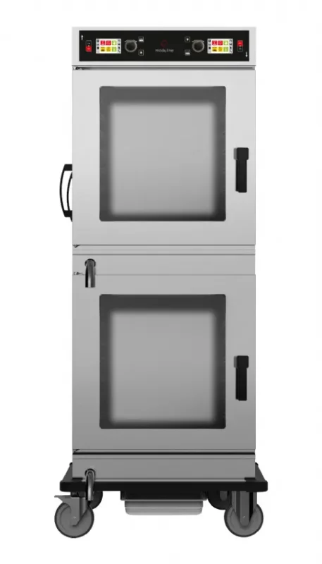 Four statique pour cuisson lente avec sonde à cœur capacitégn 1/1 : 16 + 16 - commande écran tactile avec programmateur Promotion