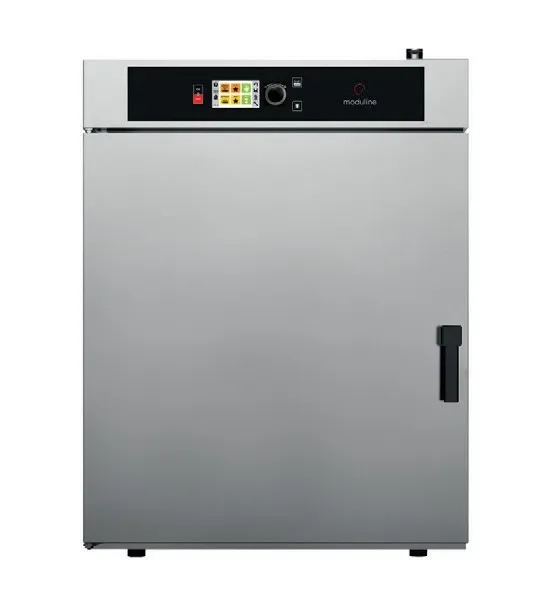 Nouvel Arrivage Four de remise en température et maintien au chaud électromécanique avec humidificateur et affichage digital - 10 niveaux gn 2/1 - série rro - moduline