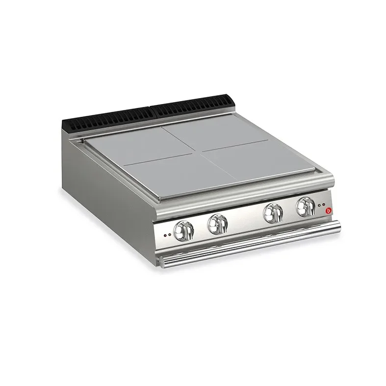 Certifié Plaque de cuisson - plaque électrique monobloc 4 zones