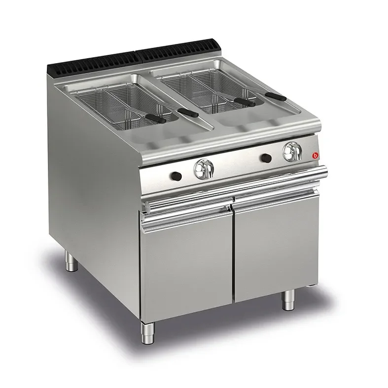 Friteuse professionnel gaz monobloc - 15 + 15 litres Produit De Marque