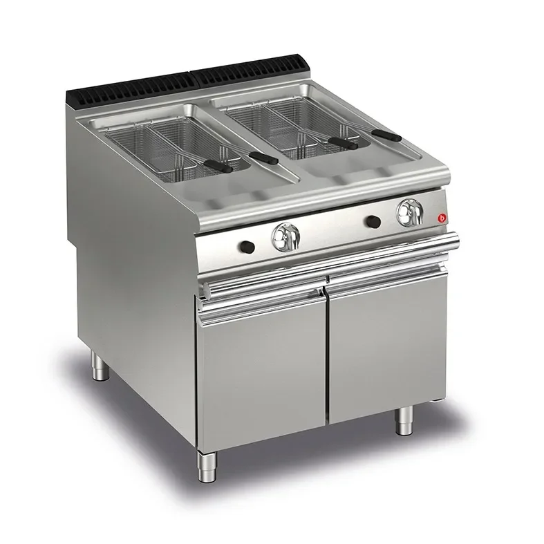 Friteuse gaz monobloc - 15 + 15 litres Dernier Modèle