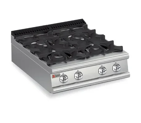 Plaque - top 4 feux vifs gaz de cuisson Prix Réduit