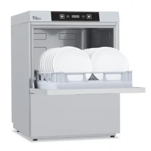 Usine Directe Lave-vaisselle professionnel avec pompe de vidange et adoucisseur - 15 litres panier 500 x 500 mm