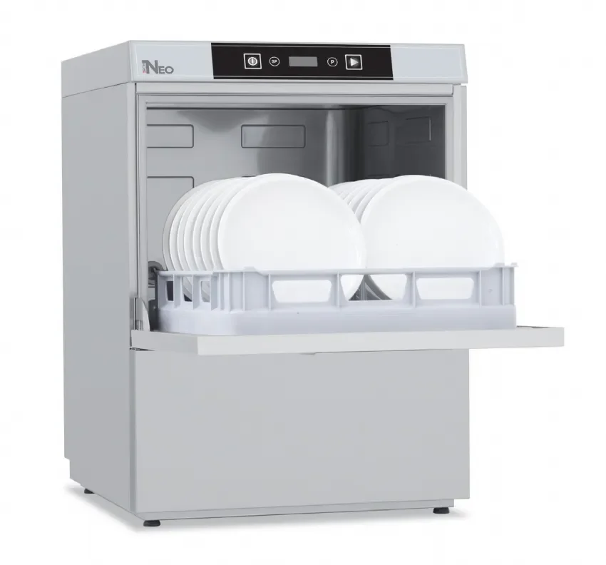 Usine Directe Lave-vaisselle professionnel avec pompe de vidange et adoucisseur - 15 litres panier 500 x 500 mm