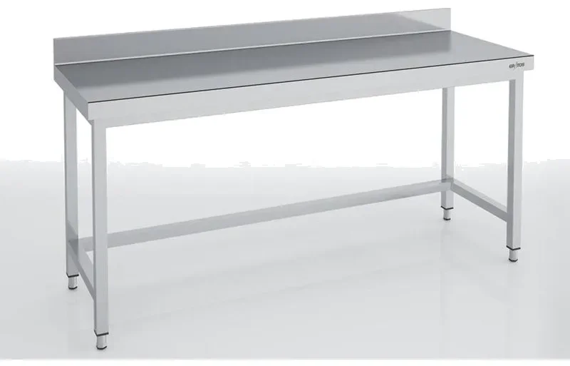 Vente Flash Table adossée en inox 1100x700x850 avec renfort