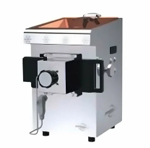 Achat Immédiat Hachoir à viande réfrigéré triphasé avec reconstitueur à empreinte ronde multi-calibre- 300 kg/heure