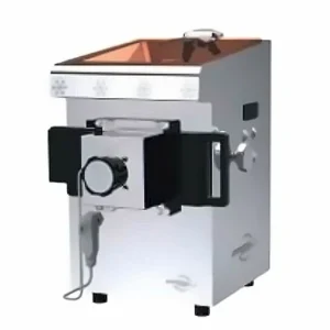 Vente Directe Hachoir à viande monophasé avec reconstitueur à empreinte ronde multi-calibre - 300 kg/heure