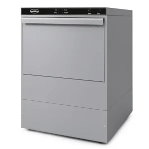 Achat Immédiat Lave-vaisselle pro chargement par l'avant avec pompe d'écoulement et doseur à détergent - 400x400 mm