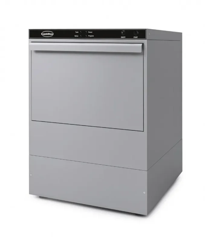 Achat Immédiat Lave-vaisselle pro chargement par l'avant avec pompe d'écoulement et doseur à détergent - 400x400 mm