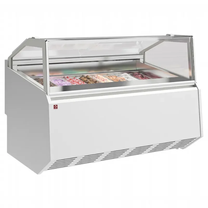 Acheter Direct Vitrine à crème glacée 18 bacs inox 360x165 mm