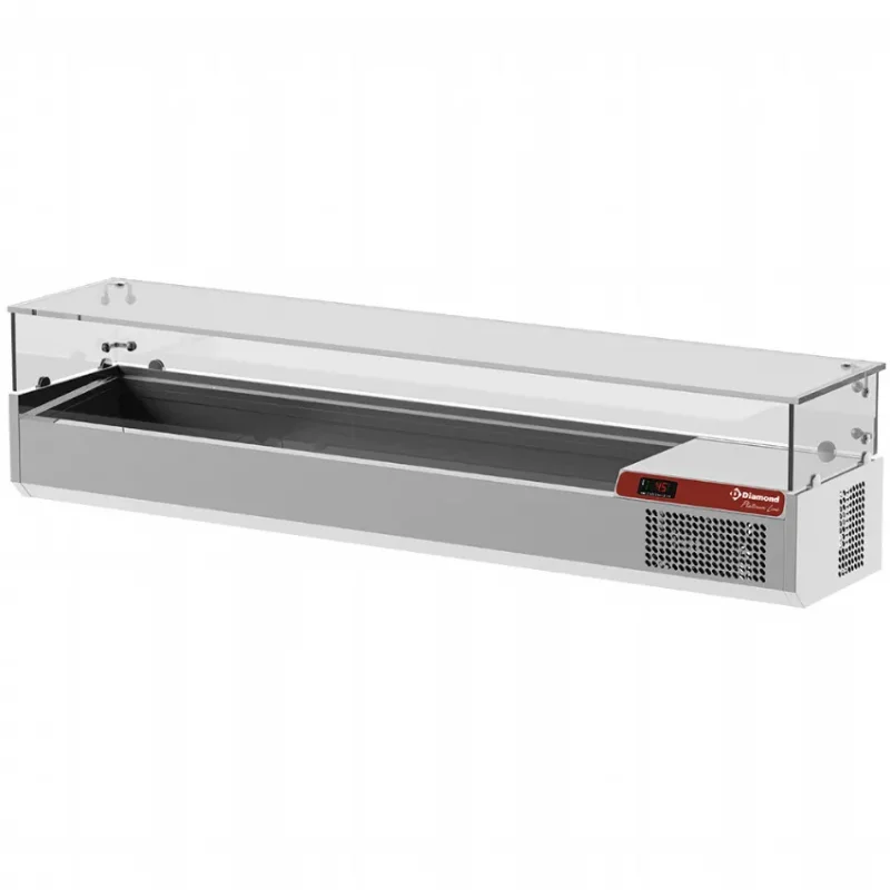 Soldes Saladette réfrigérée professionnelle à poser avec vitre 1800 mm