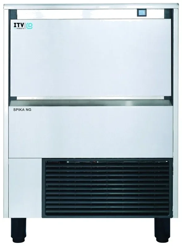 Marque Machine à glaçons professionnelle à évaporation verticale 1/2 cube reserve 45kg - 145kg/24h