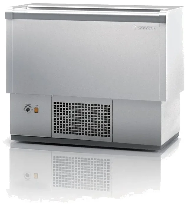 Refroidisseur à bouteilles et cannettes tropicalisé 2 portes avec dessus inox et fond plat couleur inox - 184l Jusqu’à Épuisement Des Stocks