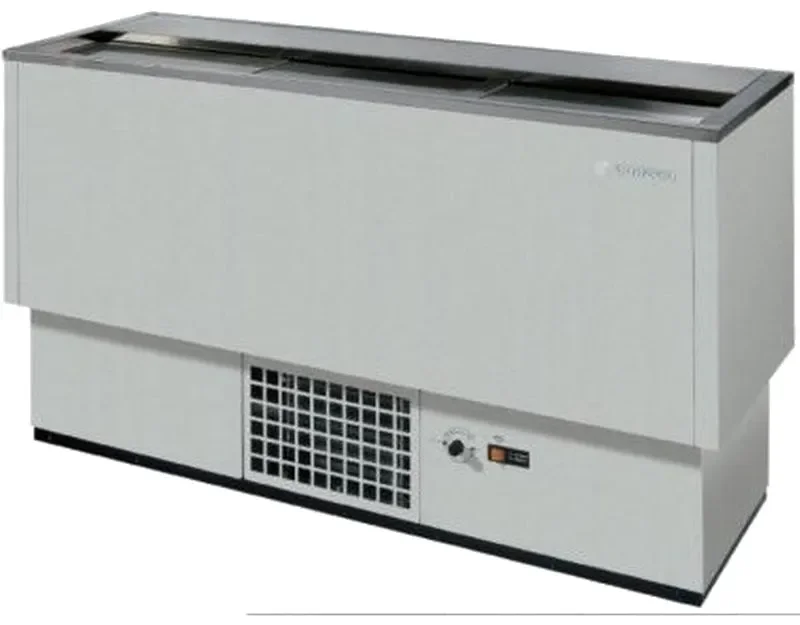 Refroidisseur à bouteilles et cannettes tropicalisé 3 portes avec dessus inox et fond plat couleur inox - 300l Livraison Gratuite