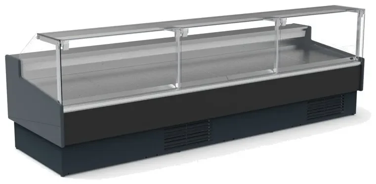 Marque Vitrine réfrigérée avec vitre relevable -1 / +5°c (m1) prof 1200mm - 3810x1215x1245mm