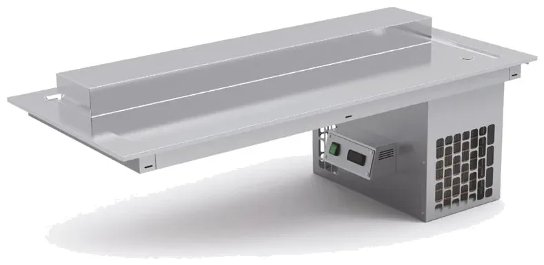 Soldes Plaque froide 2 niveaux encastrable avec groupe intégré -4 / +4 °c - 6xgn1/1