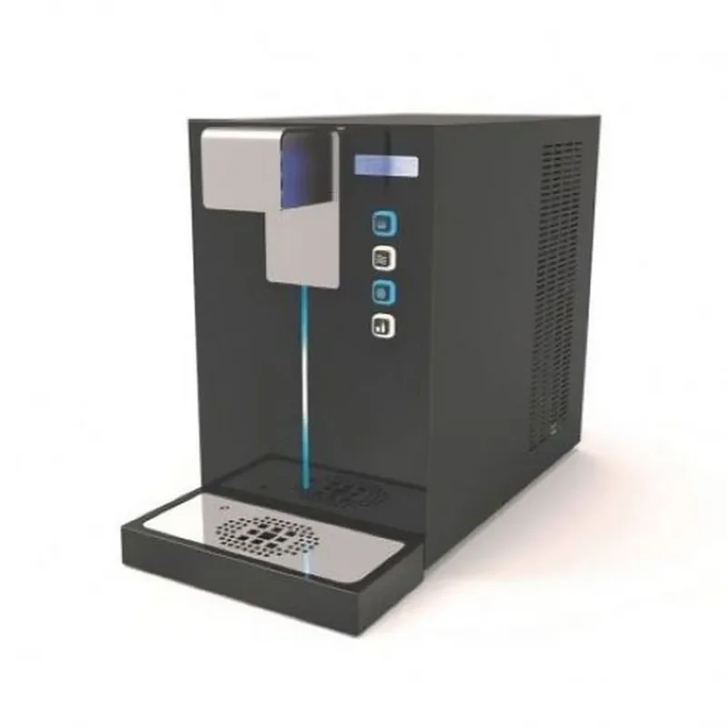 Refroidisseur d'eau froide ou ambiante noir de table debit continu 3l - 20l/h Commander Maintenant