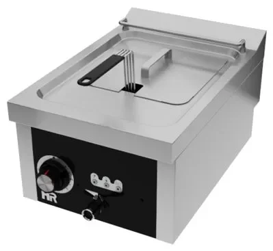Friteuse professionnelle electrique de table monophasée 8kw profondeur 600mm - 10l Bon Marché