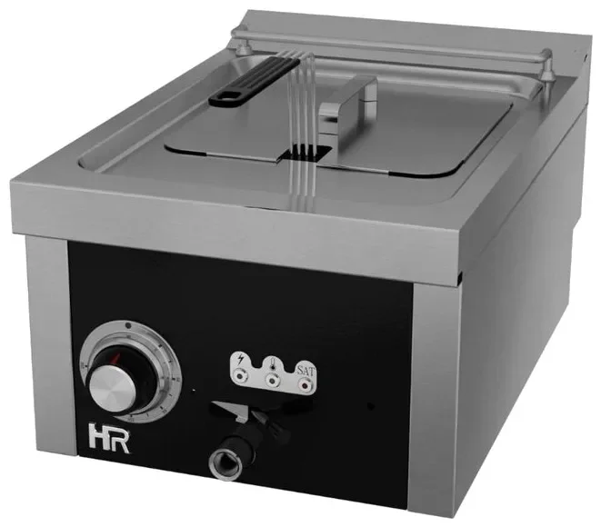 Nouveauté Friteuse professionnelle electrique de table triphasée 8kw profondeur 600mm - 10l