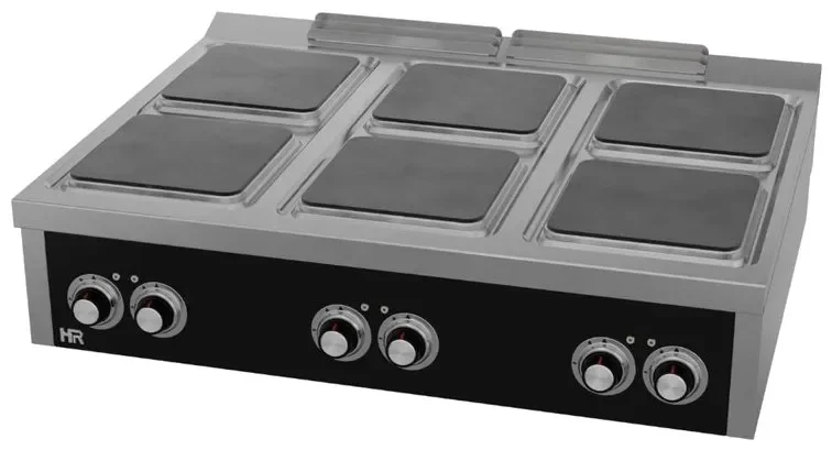 Fourneau électrique 6 plaques à poser - 6x4kw Acheter En Ligne