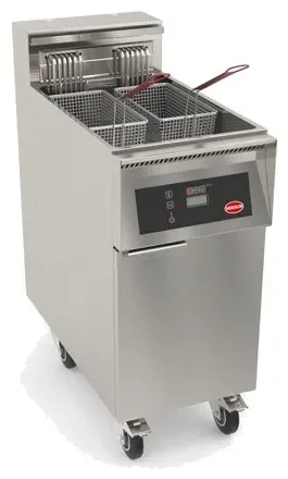 Friteuse électrique haut rendement avec thermostat électronique sur coffre prof 800mm 17kw - 22l Nouvel Arrivage