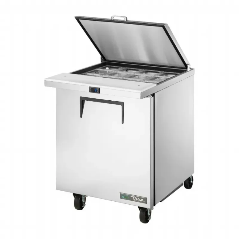 Dernier Modèle Comptoir de préparation 1 porte 12 bacs gn 1/6