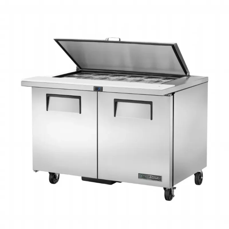 Achat Immédiat Comptoir de préparation 2 portes 18 bacs gn 1/6