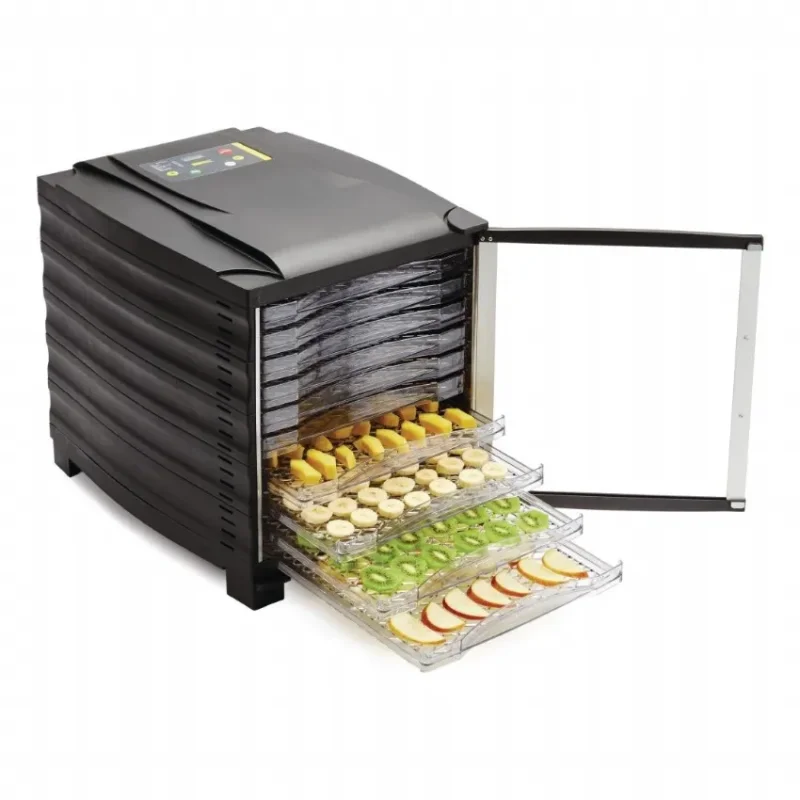 Dernière Chance Déshydrateur 10 plateaux avec minuterie et porte - 800 w