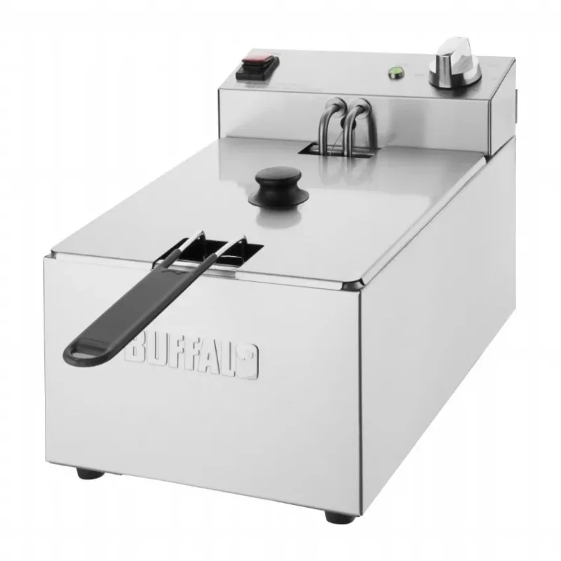 Friteuse électrique à poser inox simple avec panier 5 litres Dernier Modèle