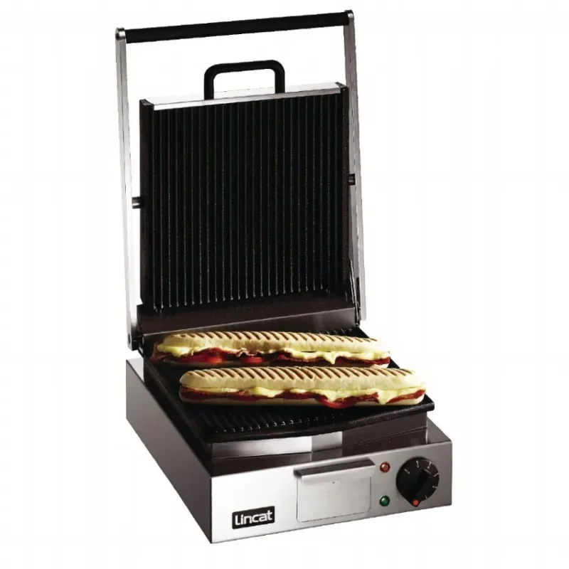 Nouveauté Gril de contact/panini simple plaque rainurée 2,25 kw