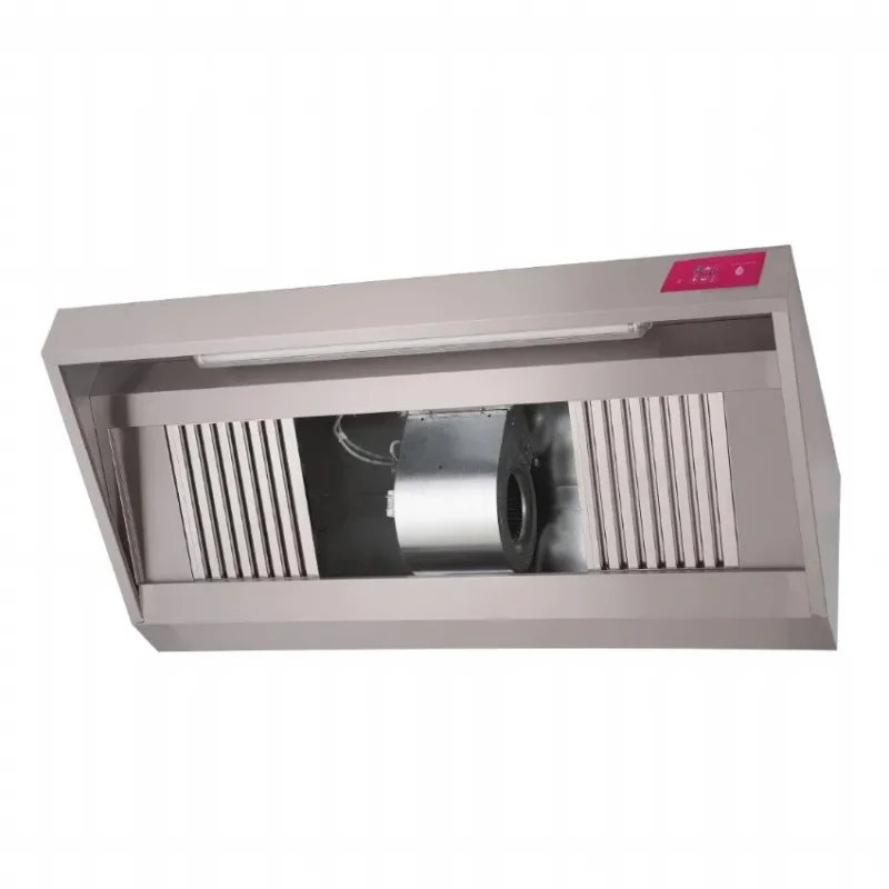 Authentique Hotte électrique inox complète 3000x900x450 mm