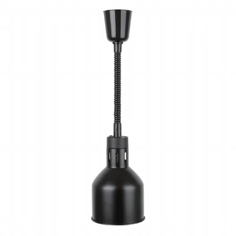 Lampe chauffante rétractable finition noir mat Prix Promo