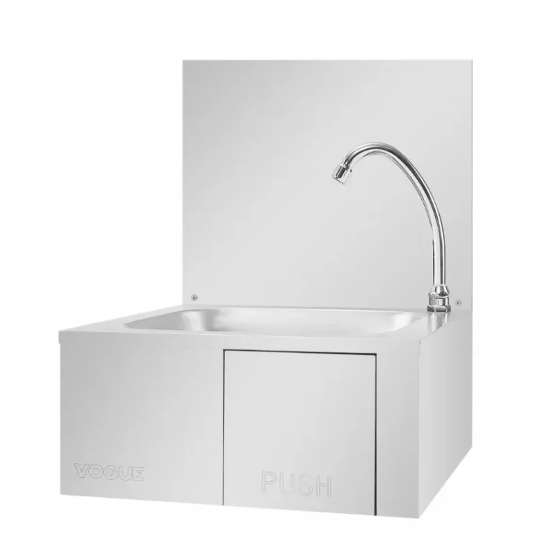 Solde Lave-mains commande fémorale inox - 440x345x495 mm