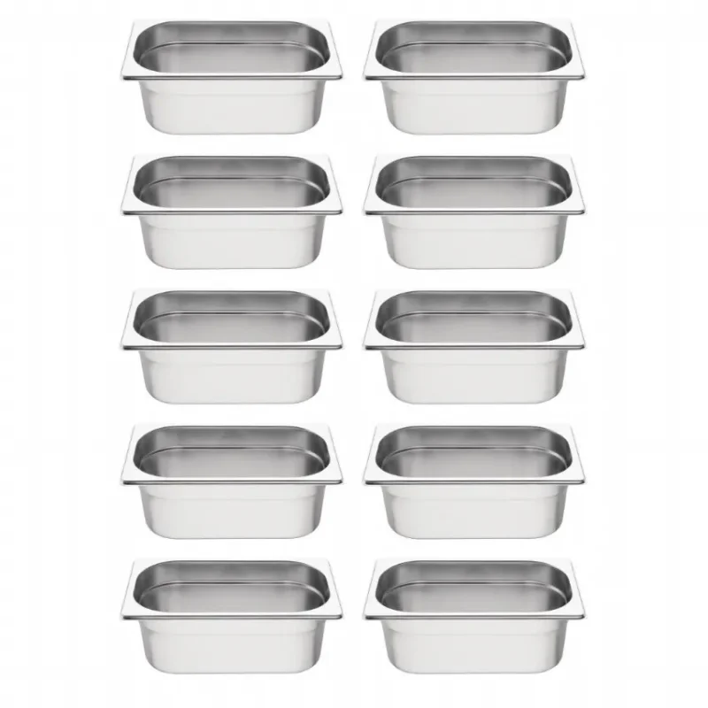 Lot de 10 bacs gn1/4 Pas Cher