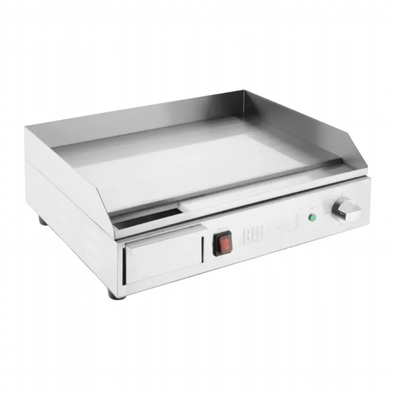 Plancha électrique en acier poli - 520x330 mm Super Prix