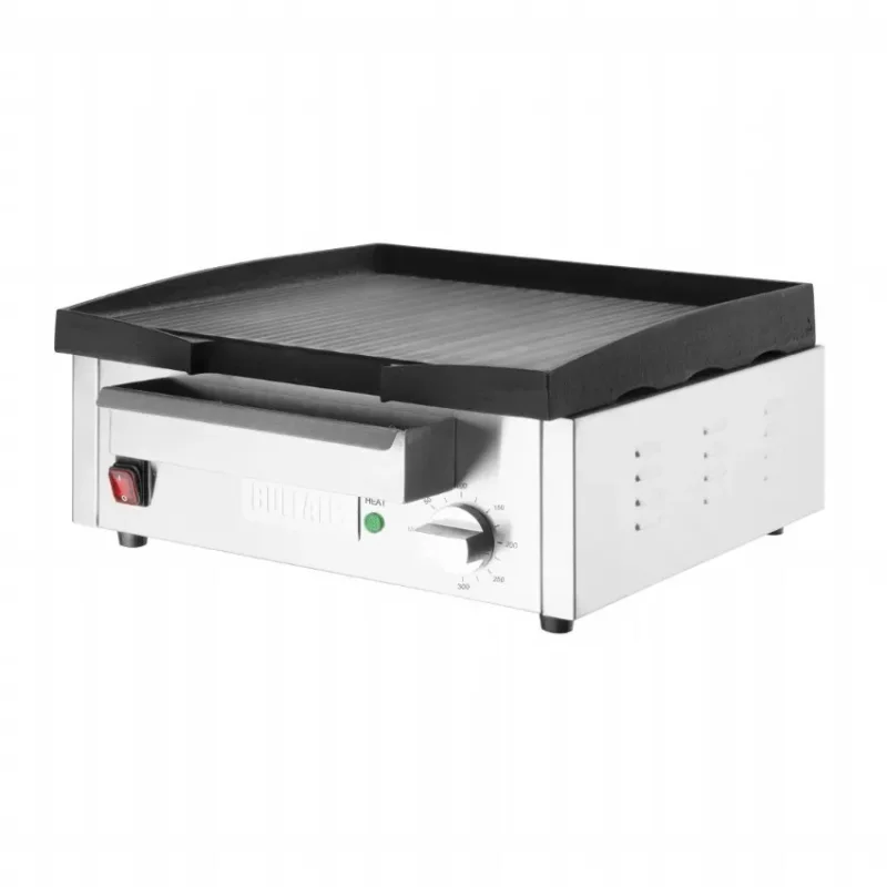 Plancha électrique en fonte 1,8kw - 385x280 mm Nouveauté