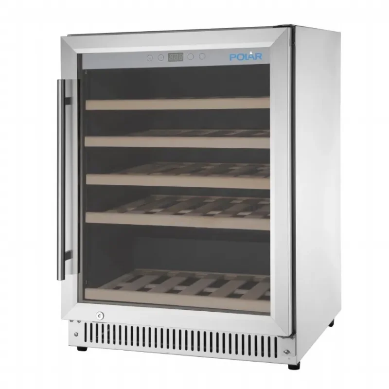 Must-Have Rafraîchisseur à vin à poser en inox 47 bouteilles