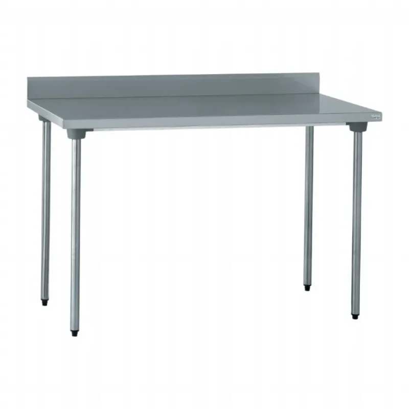 Meilleure Vente Table de préparation inox avec dosseret 1200 mm