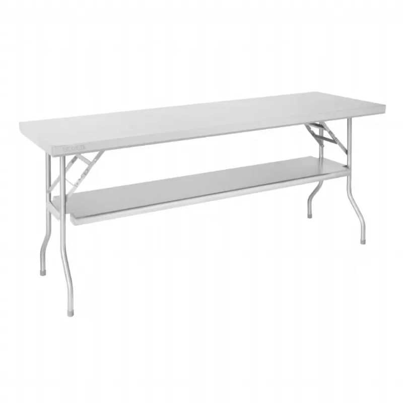 Table de travail pliante inox 1830x760x780 mm Livraison Express
