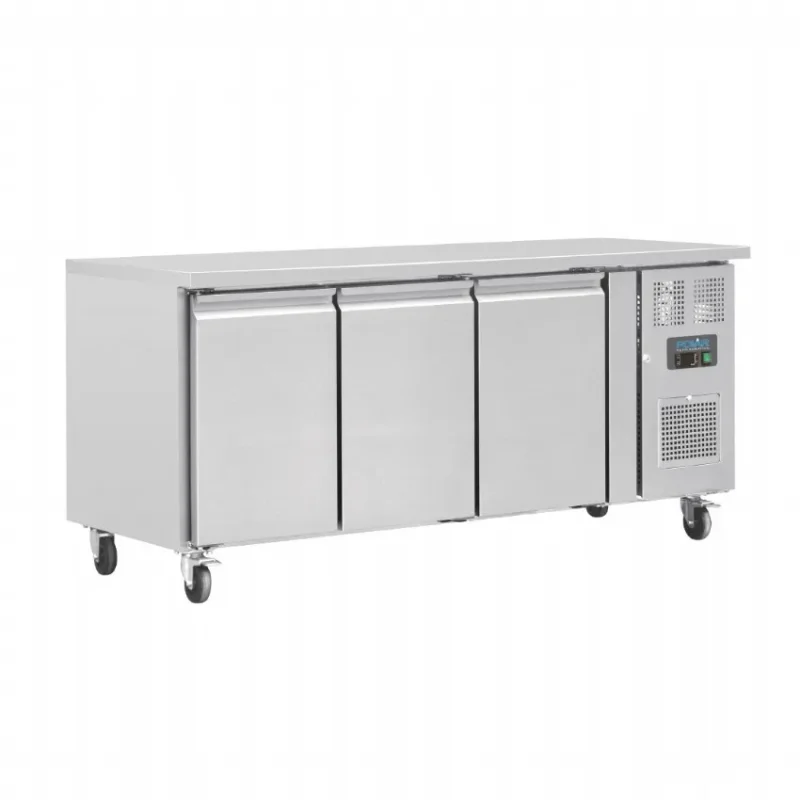 Table réfrigérée positive 3 portes 417 litres Expédition Rapide