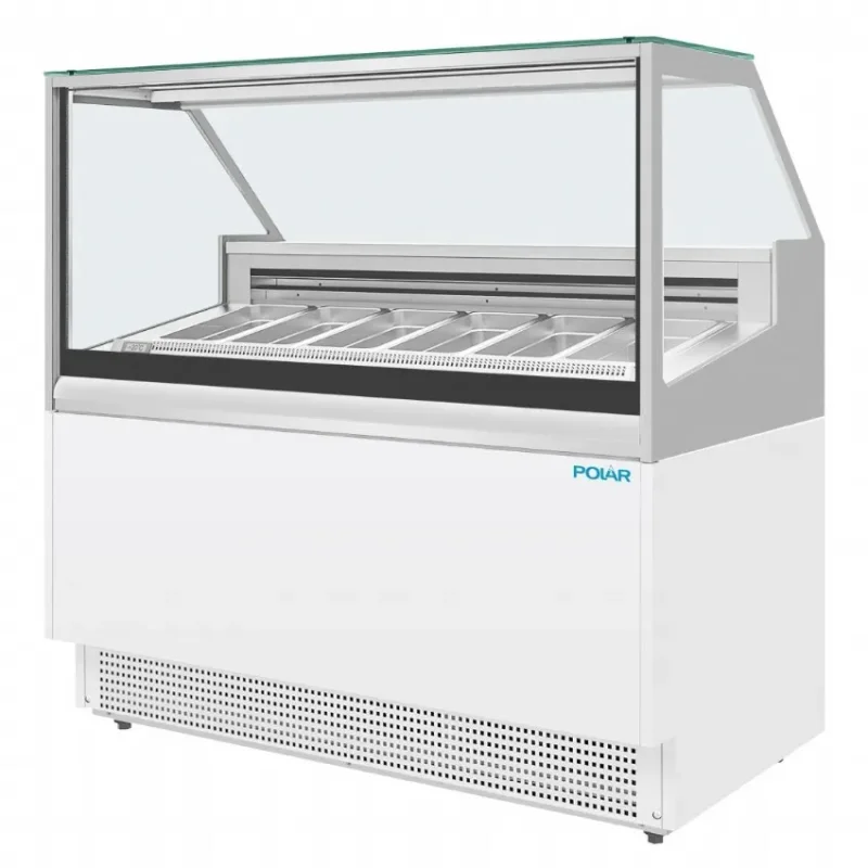 Must-Have Vitrine à glace avec 6 bacs napoli gn 1/3 - 149 litres