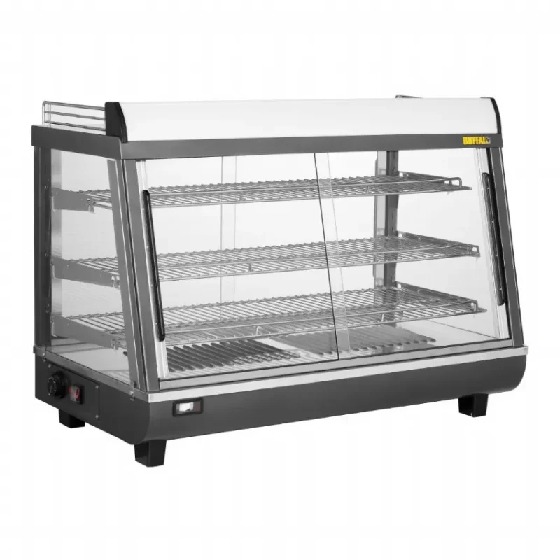Super Prix Vitrine chauffante portes avant et arriere 136l