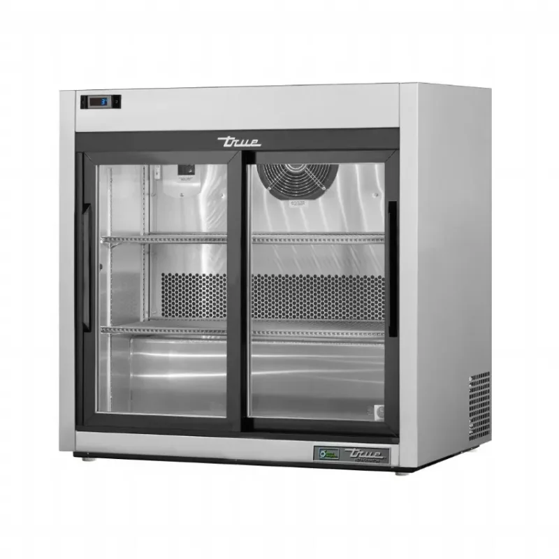 Vitrine de présentation avec porte coulissante 110 litres Top Vente