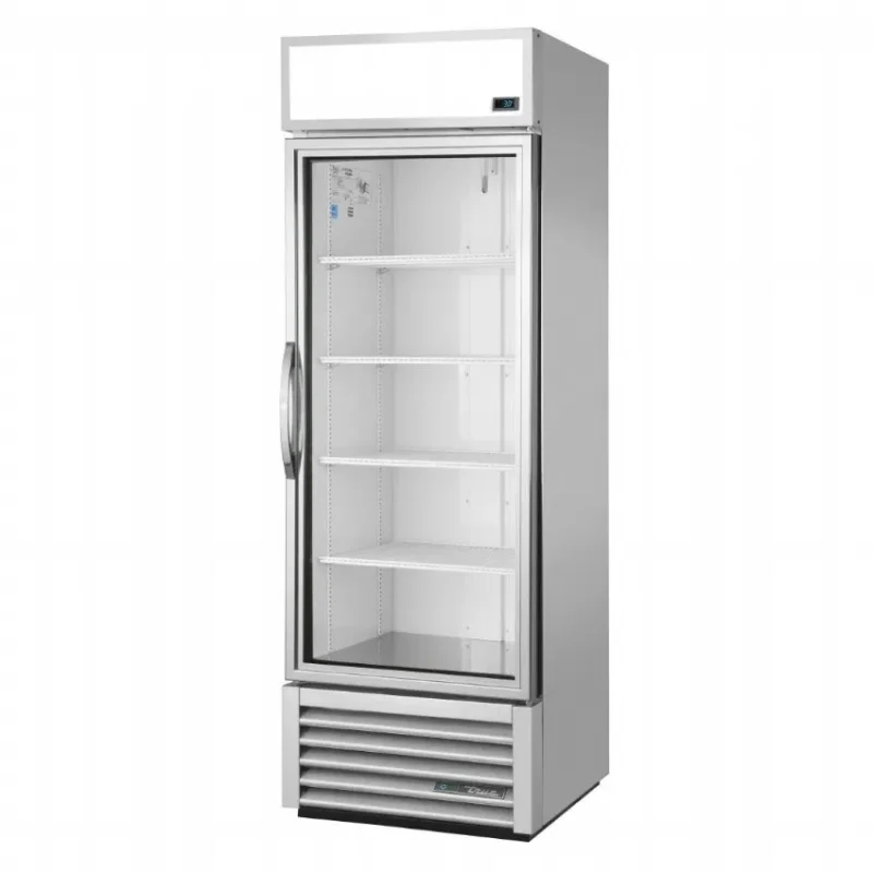 Vitrine positive libre service 1 porte 538 litres - 686x632x1998 mm Authentique