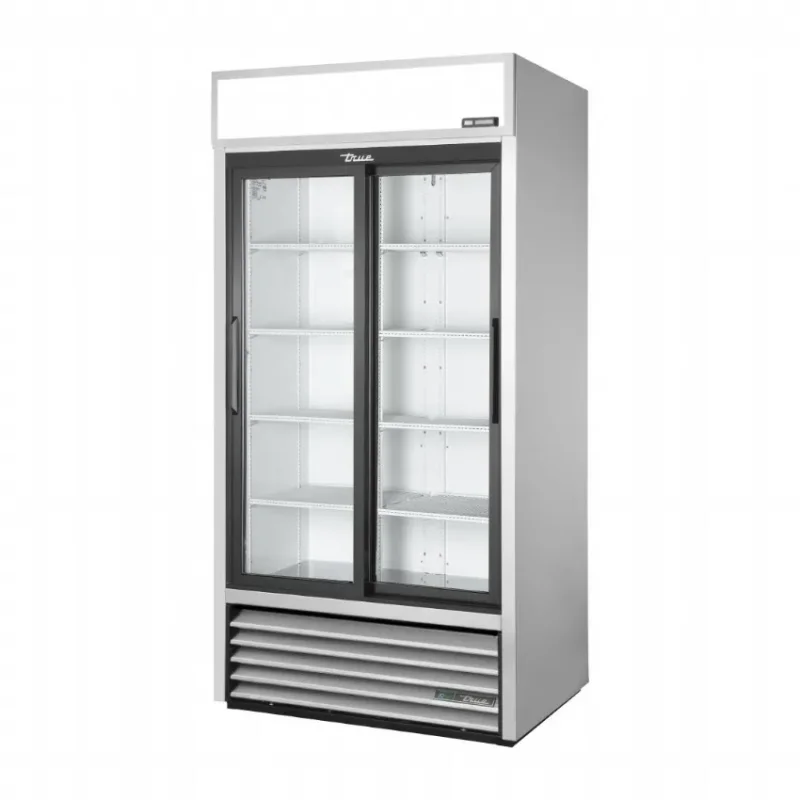 Vitrine positive libre service 2 portes battantes - 1004x753x1998 mm Solde
