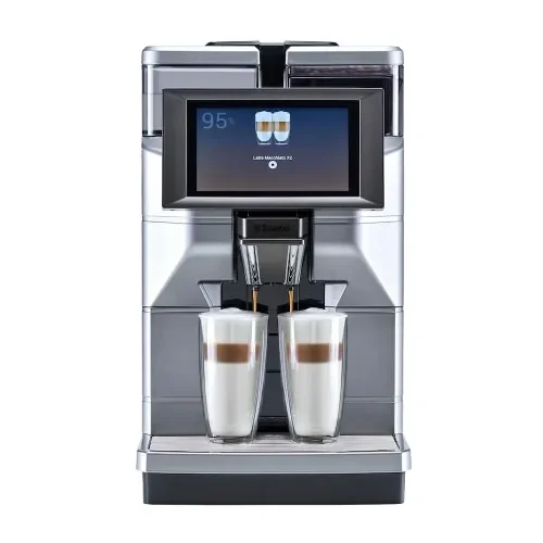 Machine à café professionelle mousseur integré 1.2kg avec écran tactile - 80 tasses/24h Offre Limitée